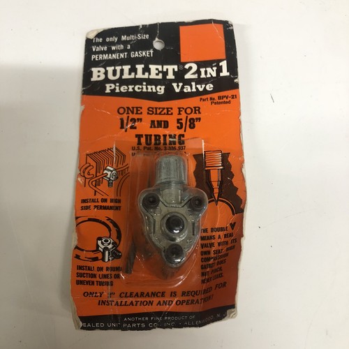 Supco bullet piercing valve - supco,